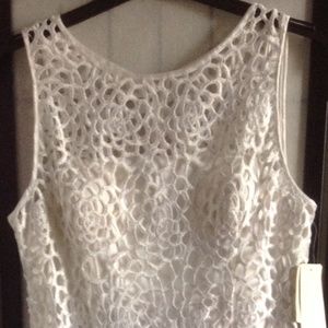 NWT Adrianna Papell Evening Women's 10 White Dress